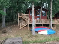 Quaint two bedroom cabin just a few steps away from and on Mountain Rest Lake.
