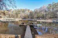Modern Luxury Lakehouse w/ Private Dock on Lanier! - 3-Star