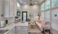 Nesthaven: A cozy boho-chic tiny home with a deck, fire pit, & nearby waterfall - 3-Star