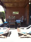 Pretty renovated farmhouse in a garden near the sea
