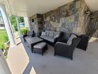 Beach House steps to private beaches in sought after location!
