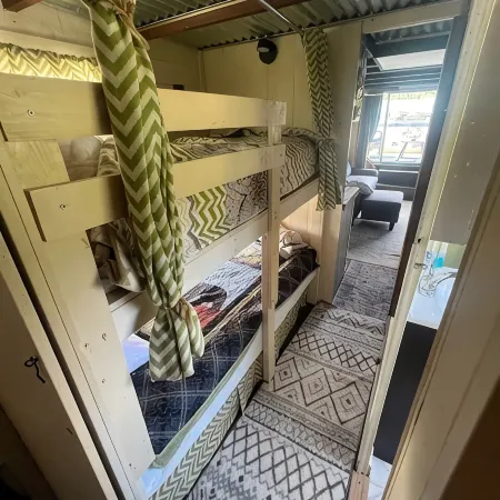 Beached Houseboat-Free Park Pass