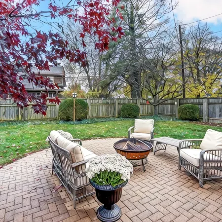 Gorgeous retreat in Dayton OH with private fenced yard.
