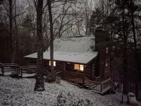 Honeysuckle Cabin on Acre!~Easy Drive!-5 mins. to Parkway~Pool Table & Hot Tub! - シャレー