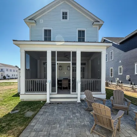 Wave Haven @ Cape Charles, a new house near a private beach & nature preserve.
