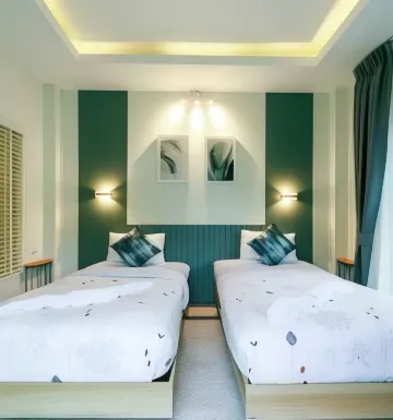 สแตนดาร์ดโฮมพร้อมวิวสวนและวิวภูเขา - เตียงคู่