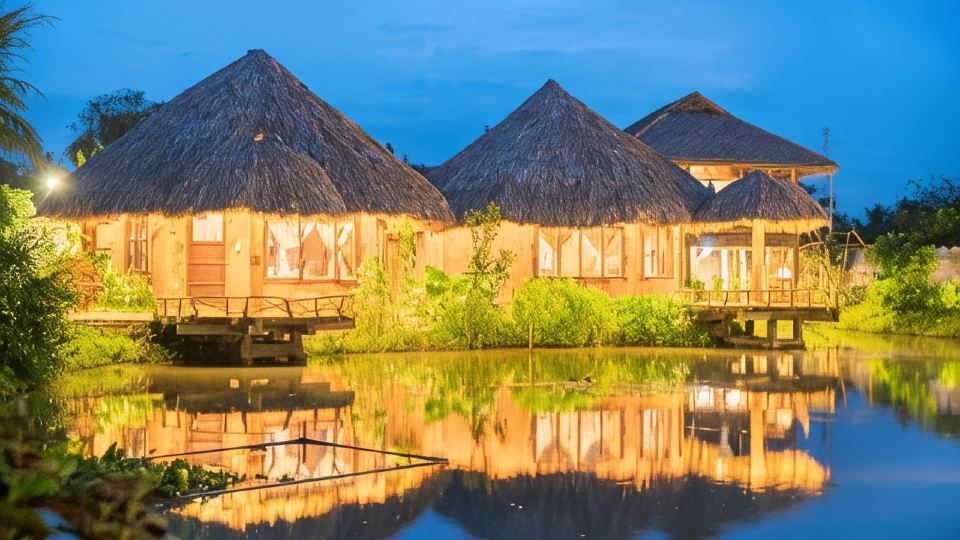 Mekong Silt Ecolodge - Pool Swimming and Free Breakfast