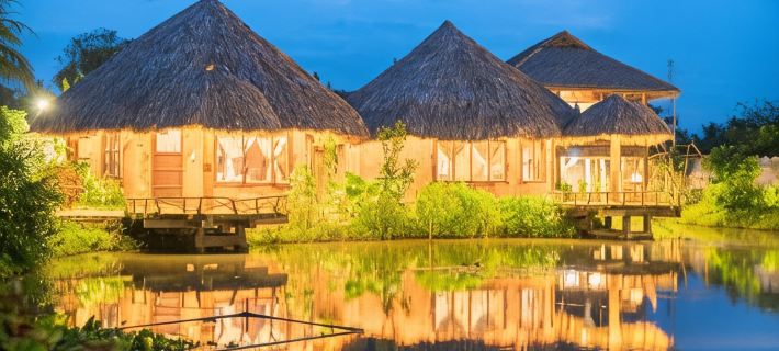 Mekong Silt Ecolodge - Pool Swimming and Free Breakfast Hotel di Can Tho