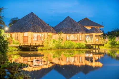 Mekong Silt Ecolodge - Pool Swimming and Free Breakfast
