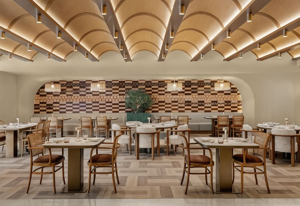 Mercure Abu Dhabi Downtown의 현대적인 객실 인테리어