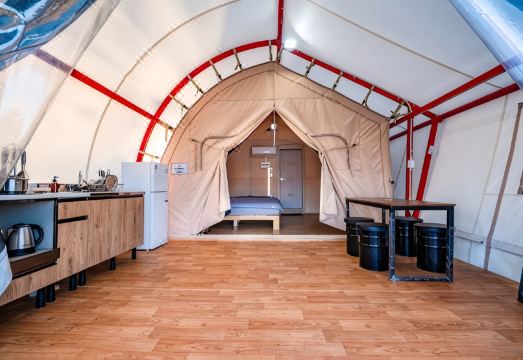 글램핑 시설 이미지