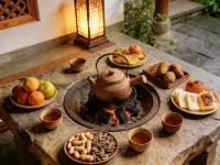 Stone Whisper Volcanic Garden Retreat Tea & Coffee House | Heshun Ancient Town - servizio colazione