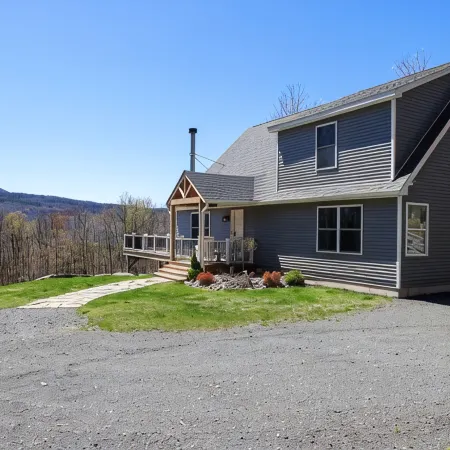 Modern Chalet in Tannersville w/ Huge Deck & Epic Views on 5 Private Acres