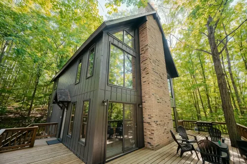 Sleep 12 @ Bellaire Chalet in Schuss Village @ Shanty Creek Resort & Deck - Alphydda