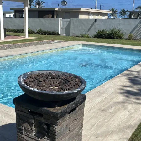 Lovely beach home with amazing grounds and private swimming pool