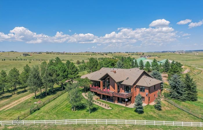 Gorgeous Estate Home on 186 Acre Ranch only minutes from Colorado Springs or AFA