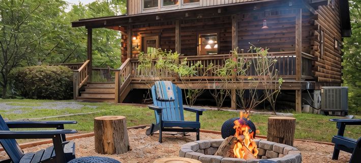 Shenandoah Log Cabin *Hot Tub Indoor Fireplace* Hôtels à&nbsp;: Comte de Greene