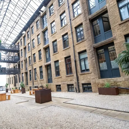 Modern Bradford City Apartment Steps from Stadium and Train Station