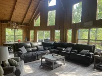 Norris Lake Butterfly Landing - Recently Updated 16 Guest Lakefront w Dock Home - 3-Star