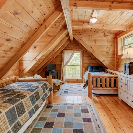 Log Home with Amazing Views of MT. Mitchell/Fireplace /Hot Tub/Pet Friendly Hotels in Broad River