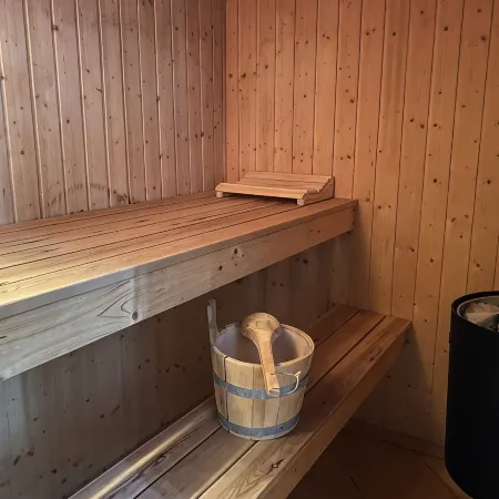 Vacation home with water terrace incl. additional costs - with sauna and fireplace
