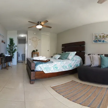 Charming studio in fabulous Luquillo with AC, WiFi close to the Beach