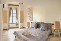 South-facing suite with terrace in town center
