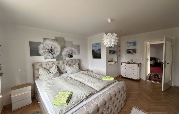 Bright, modern, large vacation apartment on a south-facing slope in a climatic health resort
