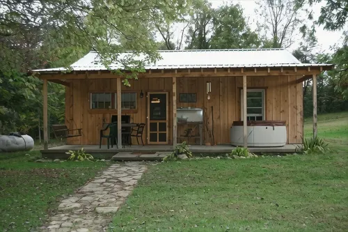 蕨溪小屋-新河峽谷, 僻靜, 激流漂流, 徒步, 熱水浴缸. - 小木屋