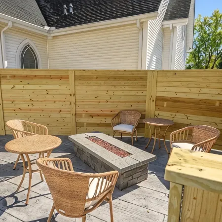 4 bedroom home downtown Nashville. Hot tub, large patio, fire pit, and game room