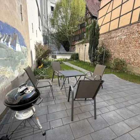 Central apartment with 2 bedrooms & inner courtyard in the old town of Stralsund