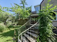Vacation apartment Jantje in Emden city center with garden directly on the canal - 3-Star