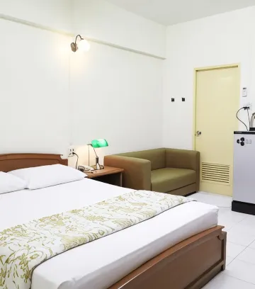 ห้องมาตรฐาน 1 เตียงควีนไซส์ อ่างอาบน้ำ วิวเมือง