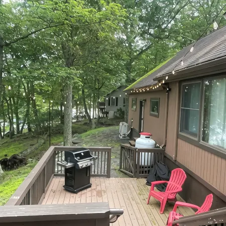 Lakefront Retreat with Private Dock and Hot Tub