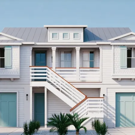 New Build Modern Beach Beauty on Canal with Heated Pool 150 Yds to Beach Access