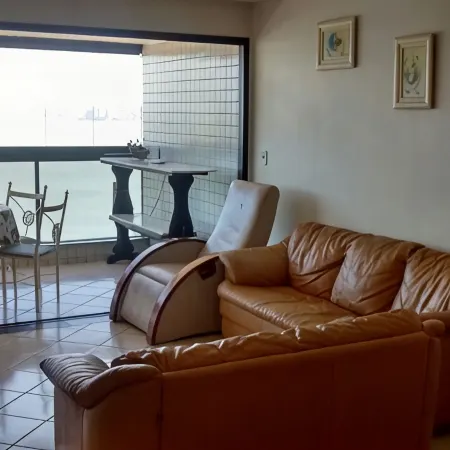 Ed O Mar Prata 03 Bedrooms Beachfront Guarapari with 2 parking spaces