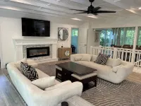 Pristine 7BR 4.5BA house w/ heated Pool at Fire Island Pines 500' to ocean - Wifi