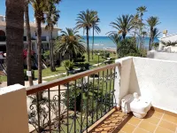 1ªLínie! Right on the beach, sea views, pool, climate, WIFI - Meerblick