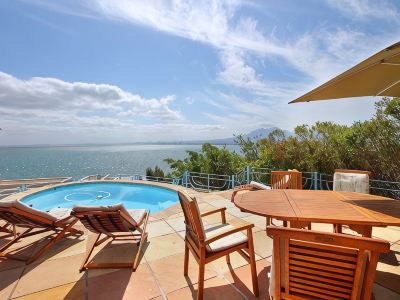 Private villa in Gordons Bay with ocean views and pool