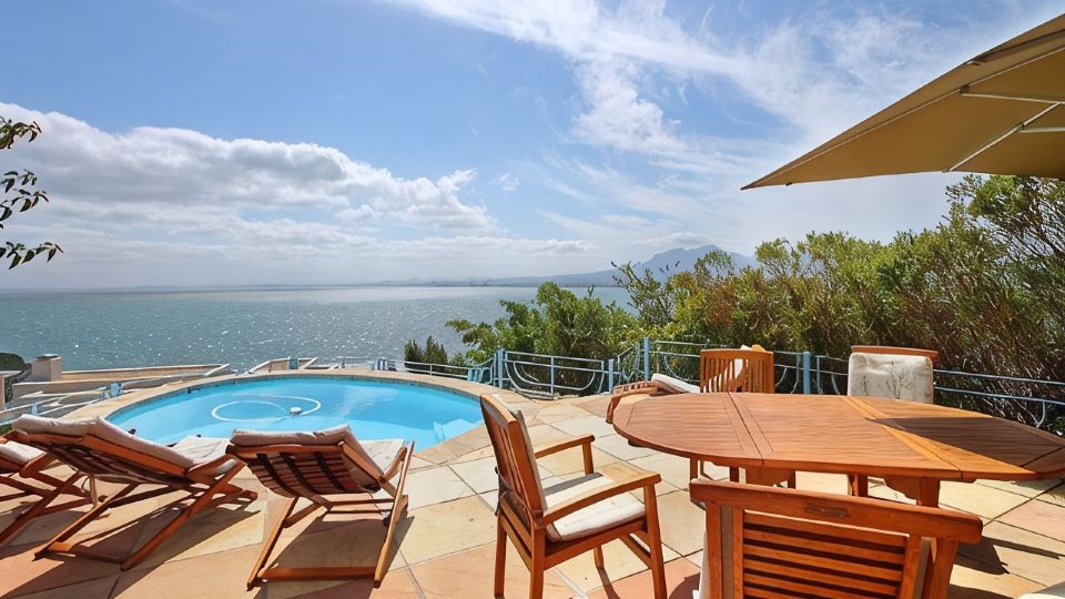 Private villa in Gordons Bay with ocean views and pool