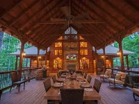 Copper Spa -Luxury Cabin w/ Steam Spa, Hot Tub - Sleeps 14 ブロークン・ボウのホテル
