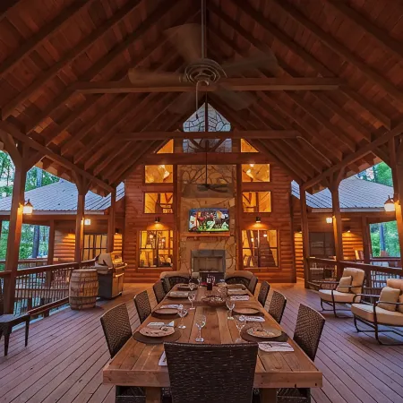 Copper Spa -Luxury Cabin w/ Steam Spa, Hot Tub - Sleeps 14 Отели в г. Брокен Боу