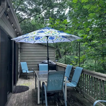 Cutest Place Ever! Fun Airline Decor Will Make You Smile! Huge Deck!