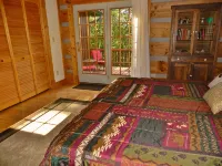 Wi-Fi PRIVATE Cabin in town Black Mountain Montreat FAST to Asheville WOODS - 木屋