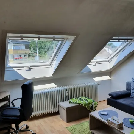 Private accommodation in a 2 BR. Dachgeschoßwohnung. For 2 max. 3 Pers.