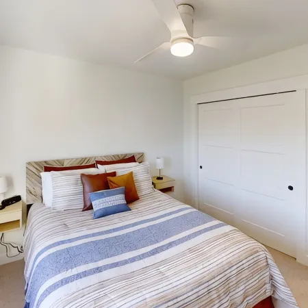NEW Listing! NEW Build! Condo is 1-block walk to restaurants, shopping, concerts