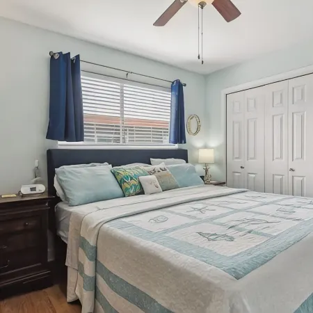 Relax with the whole family just across from Biloxi Beach.