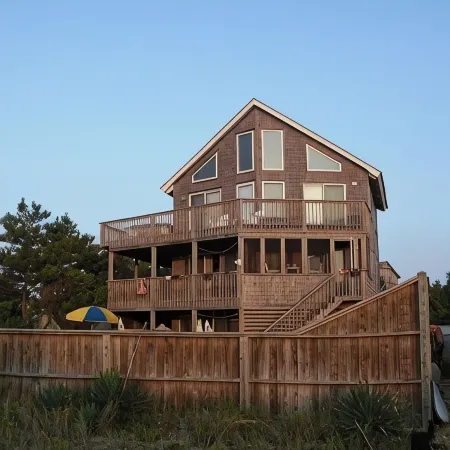 Outer Banks NC Hatteras Island Oceanfront w/ Pool Hot Tub Sleeps 12 Pets OK
