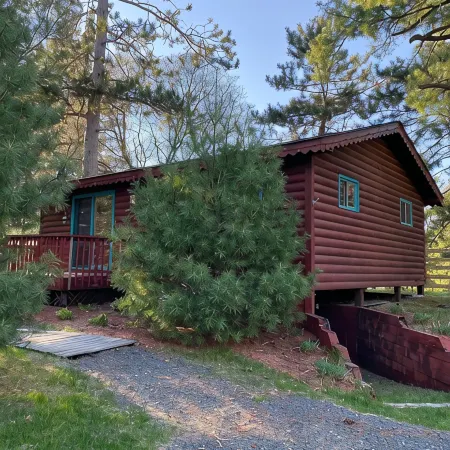 Rustic and Charming one Bedroom cabin. Upgraded pontoon!