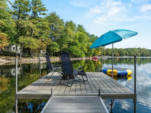 3-Story Lake Front Views! Dock, Hotspring Spa, Outdoor Dining, Watch Our Video! - Homestays